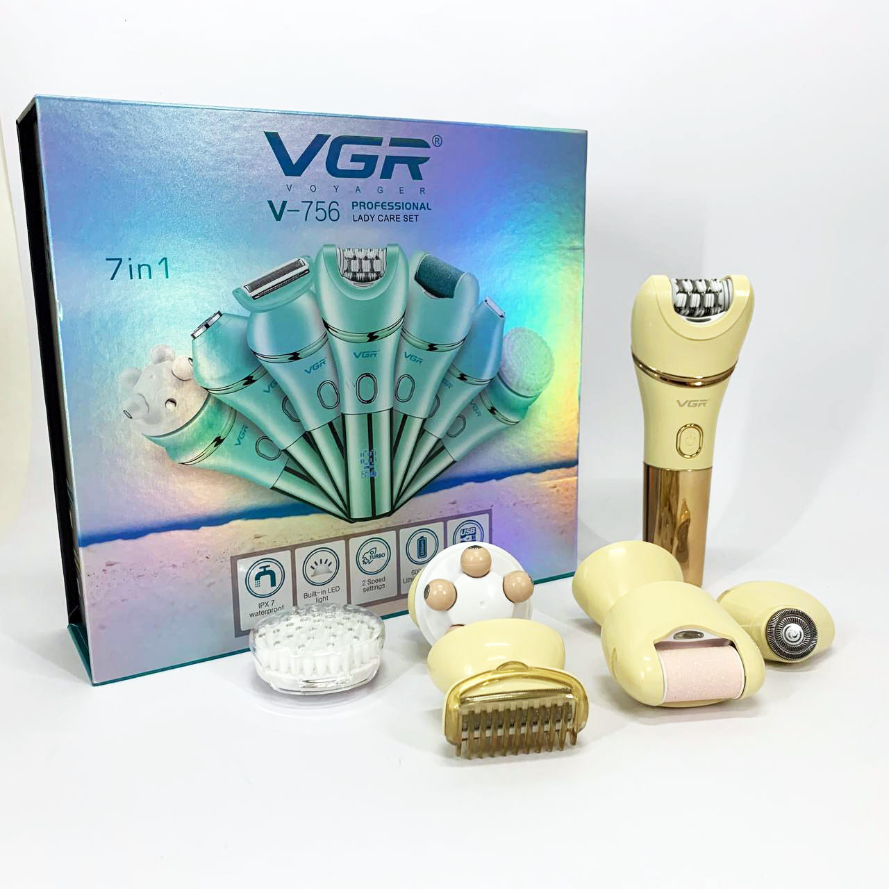 Эпилятор VGR V-756 GOLD 7 в 1