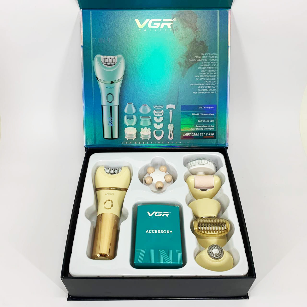 Эпилятор VGR V-756 GOLD 7 в 1