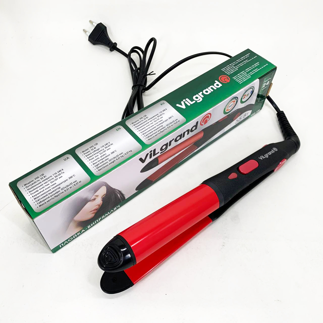 Щипцы для волос ViLgrand VHS-120