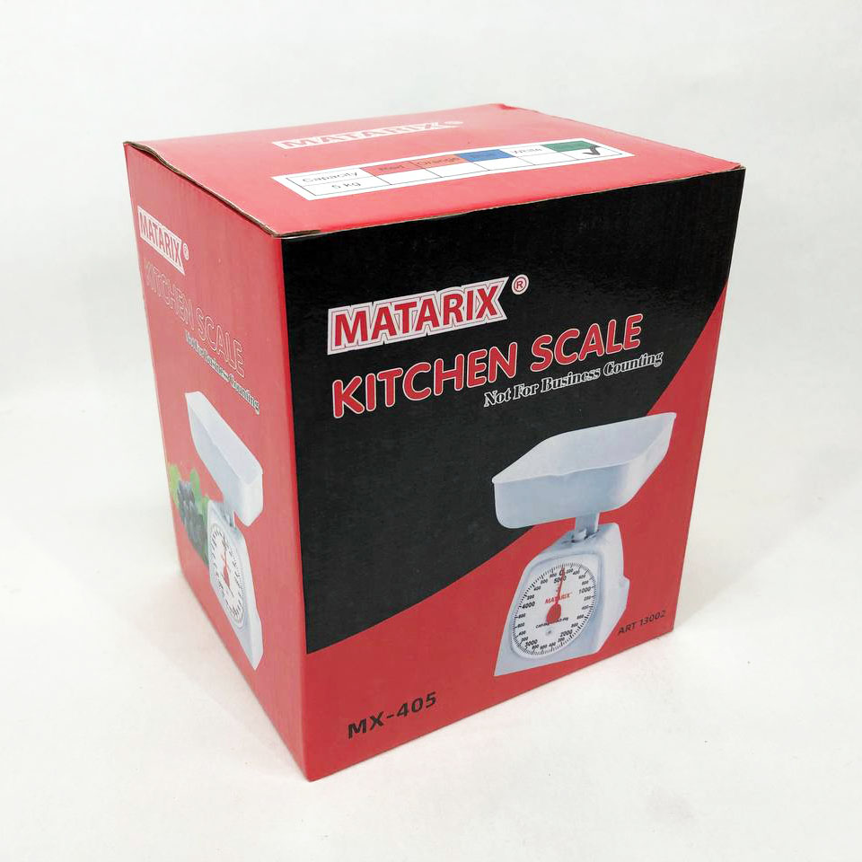 Весы кухонные механические MATARIX MX-405 5 кг, весы для взвешивания продуктов. Цвет: зеленый