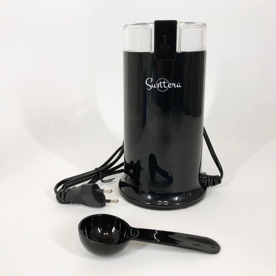 Кофемолка электрическая Suntera SCG-602, кофемолка электрическая домашняя, измельчитель кофейных зерен
