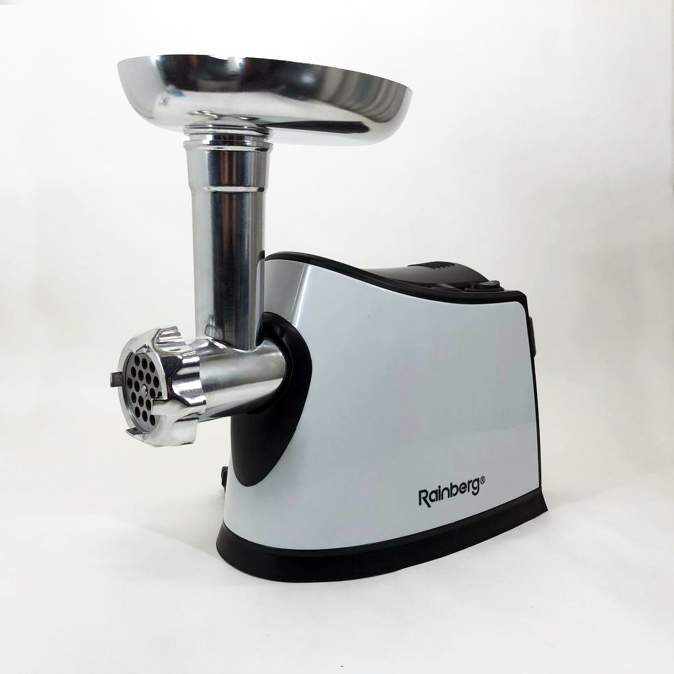 Электромясорубка с соковыжималкой Rainberg RB-674 3000W, электромясорубка для шинковки, мощная мясорубка