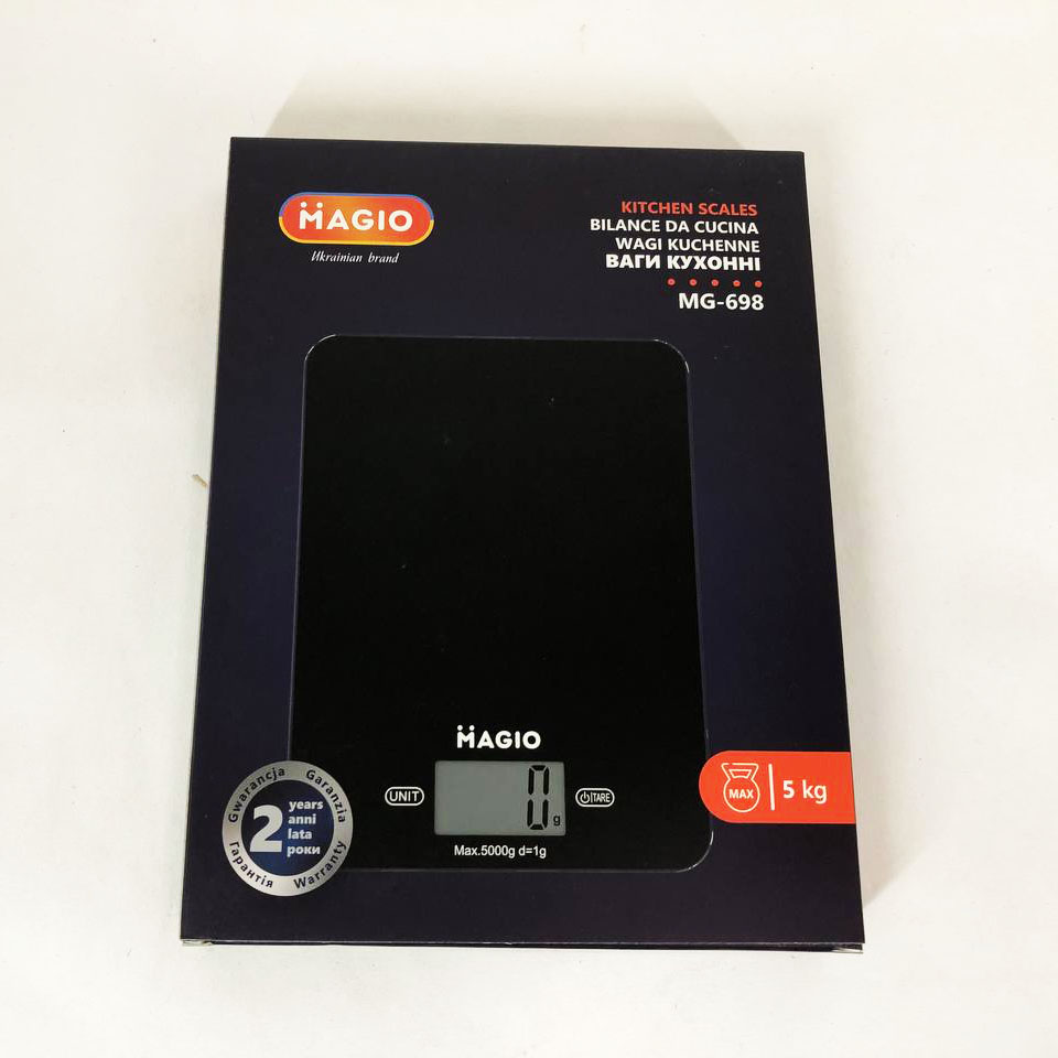 Весы кухонные электронные Magio MG-698, Кухонные весы для взвешивания продуктов, Весы пищевые