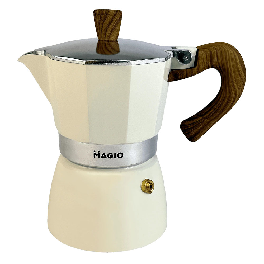 Гейзерная кофеварка Magio MG-1007 150 мл, гейзерная кофеварка из нержавейки, кофеварка для дома