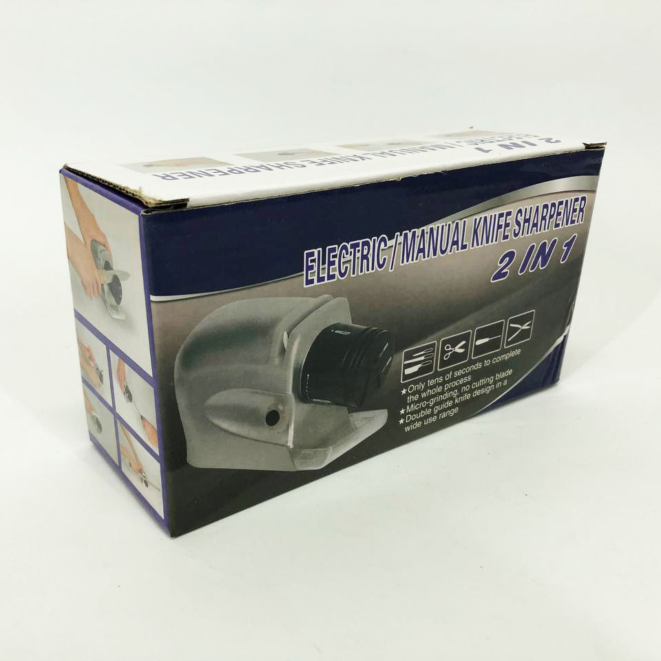 Электрическая точилка для ножей и ножниц ELECTRIC SHARPENER 220В, Электронная точилка для заточки ножей