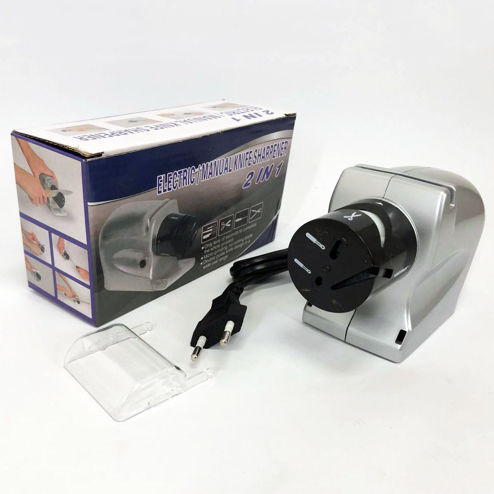 Электрическая точилка для ножей и ножниц ELECTRIC SHARPENER 220В, Электронная точилка для заточки ножей