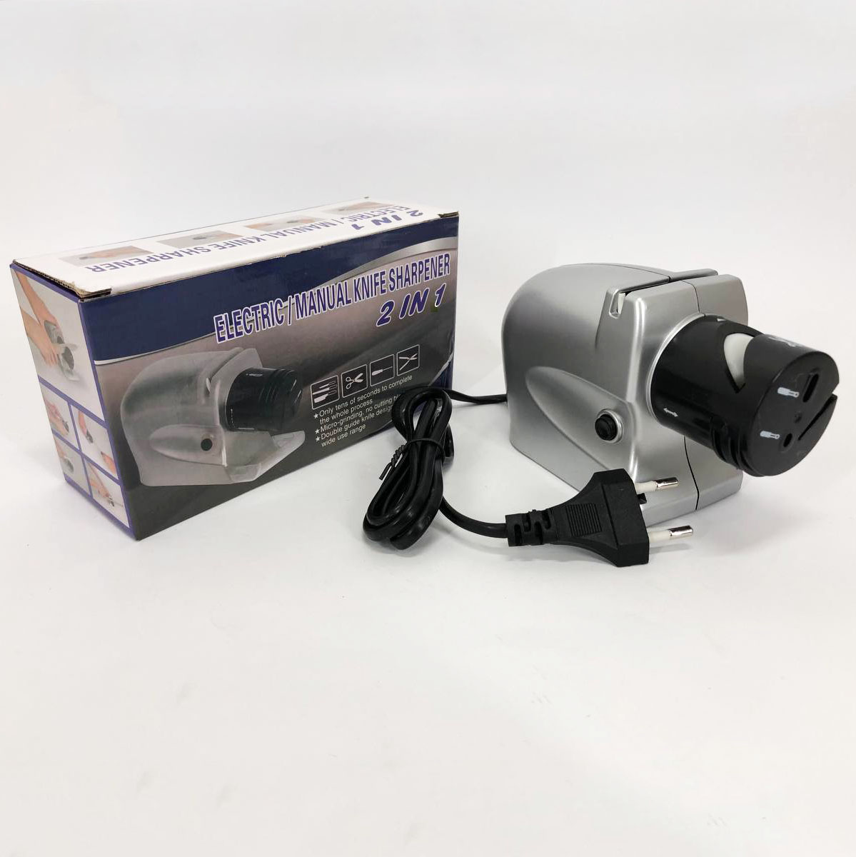 Электрическая точилка для ножей и ножниц ELECTRIC SHARPENER 220В, Электронная точилка для заточки ножей