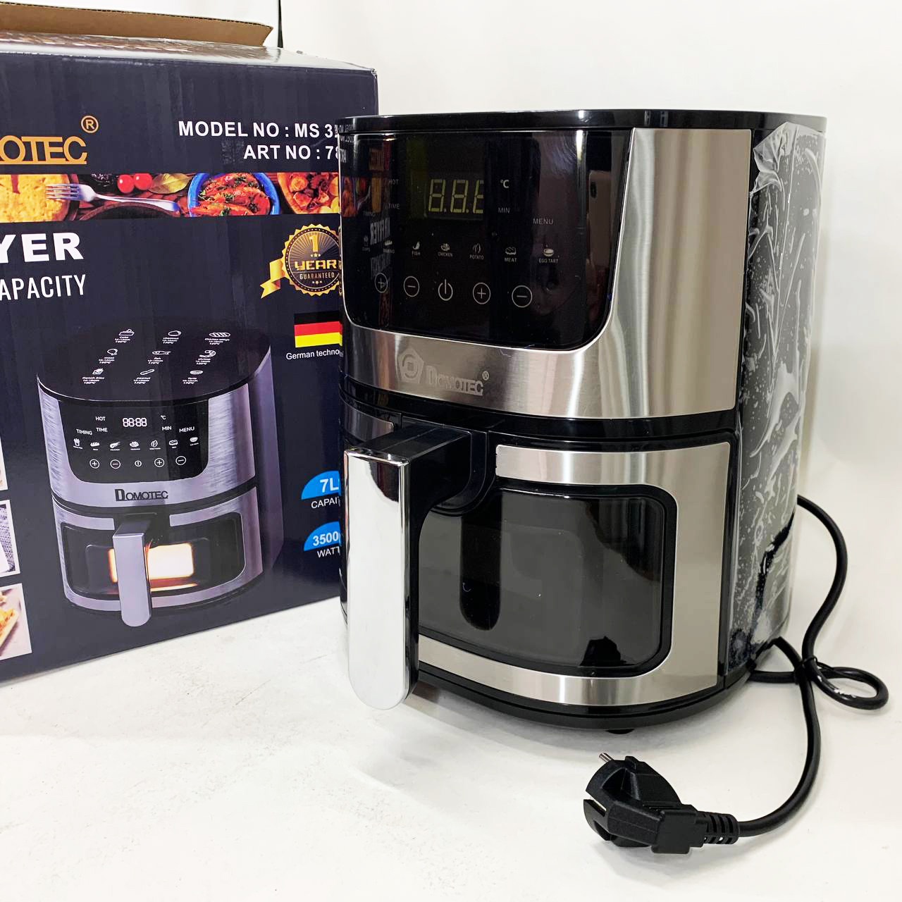 Аэрофритюрница для жарки без масла Domotec MS-3221 3500W 7 л