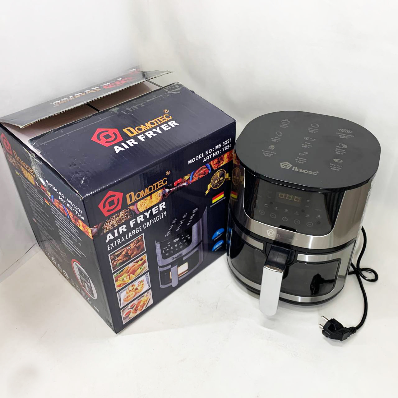 Аэрофритюрница для жарки без масла Domotec MS-3221 3500W 7 л