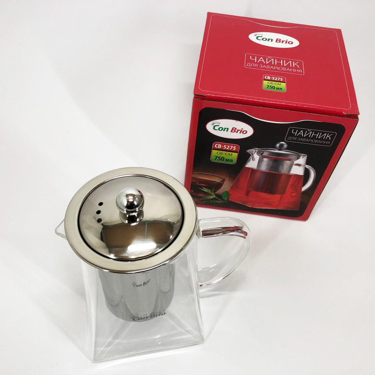 Чайник заварочный Con Brio CB-5275 750 мл, Заварники для чая и кофе, Чайник заварник, Красивый заварник