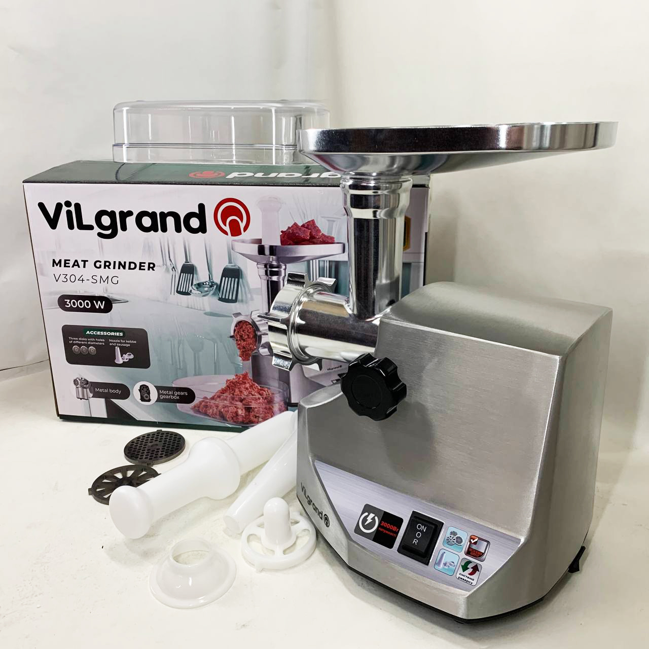 Мясорубка ViLgrand V304-SMG