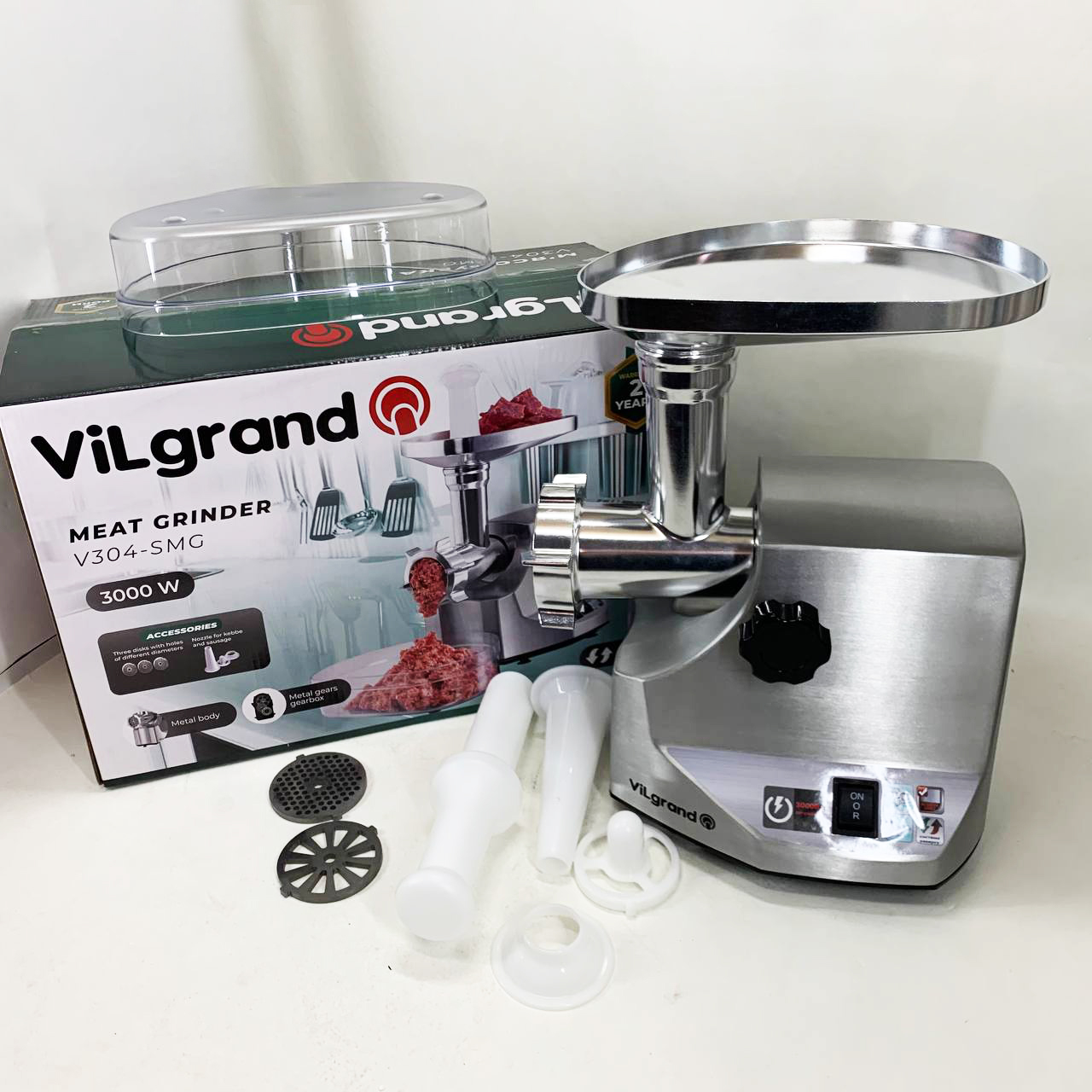 Мясорубка ViLgrand V304-SMG