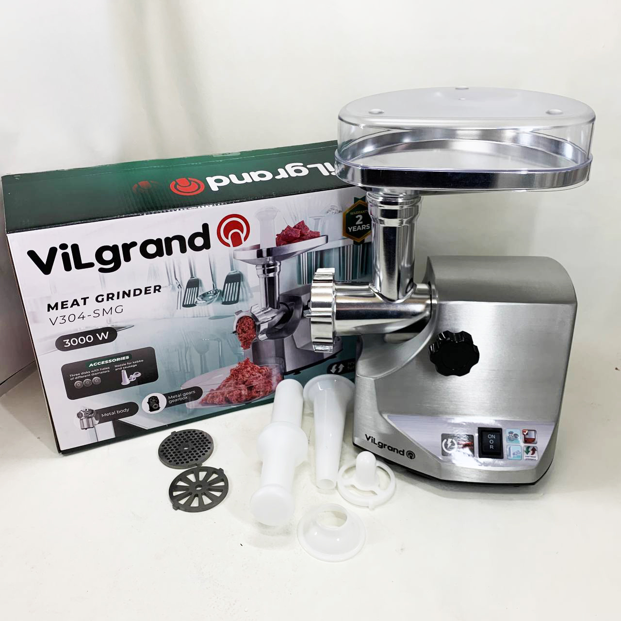 Мясорубка ViLgrand V304-SMG