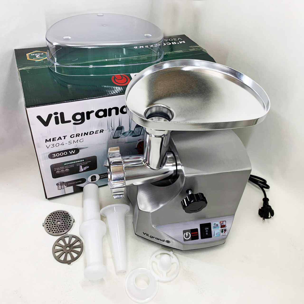 Мясорубка ViLgrand V304-SMG