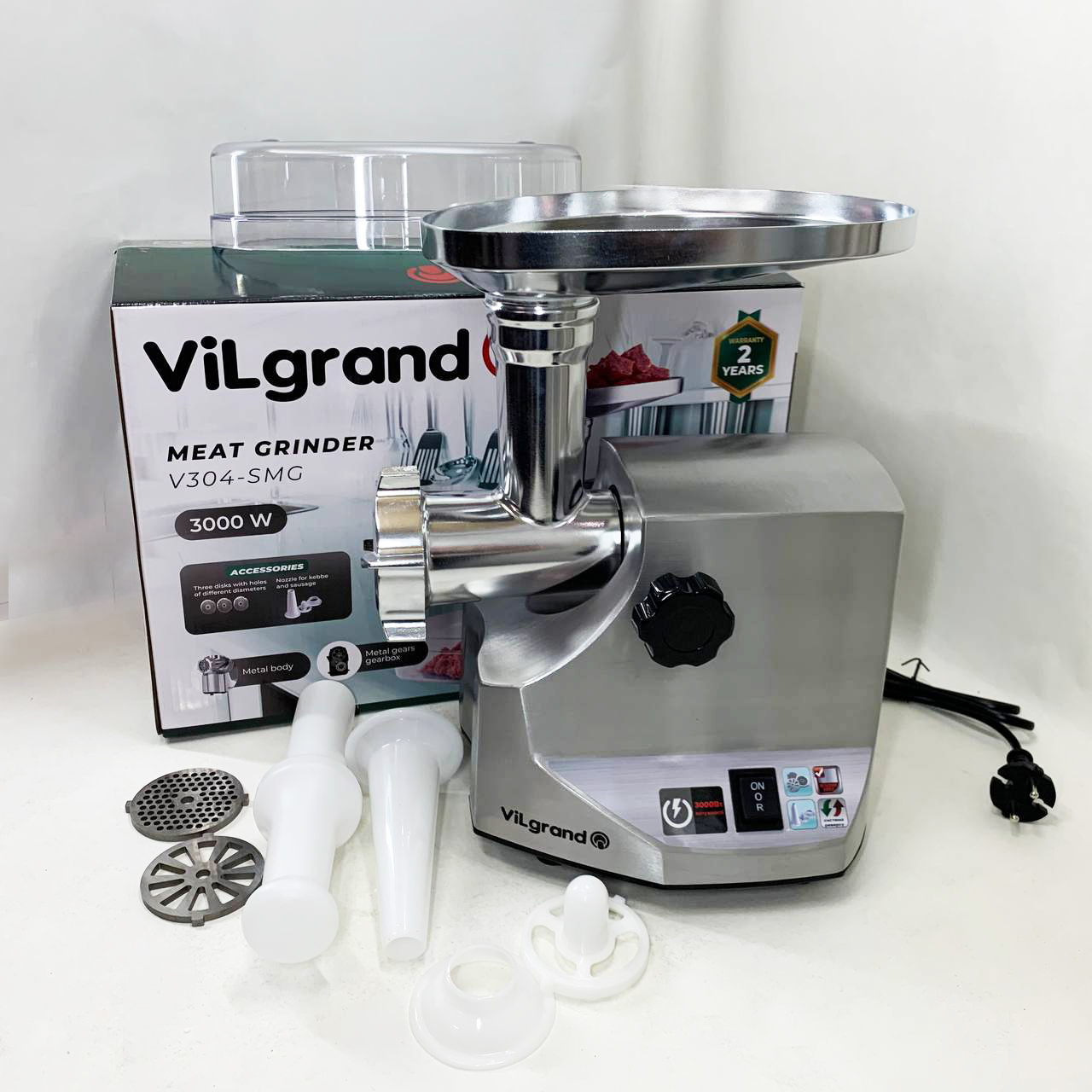 Мясорубка ViLgrand V304-SMG