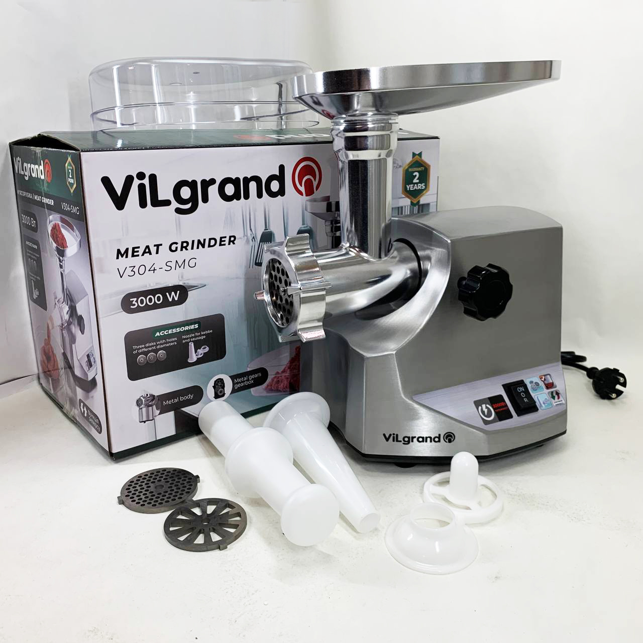 Мясорубка ViLgrand V304-SMG