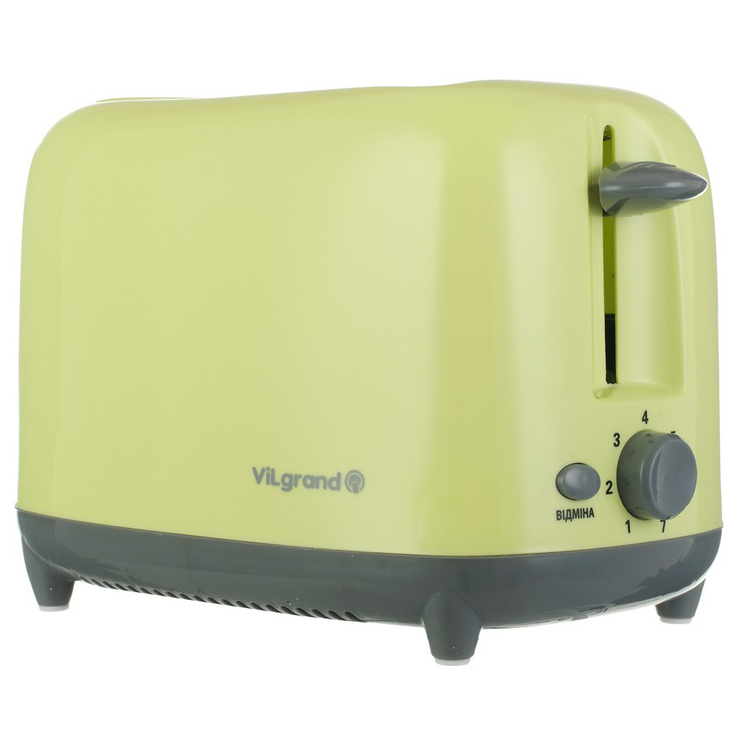 Тостер VILGRAND VT0722P. Цвет: зеленый