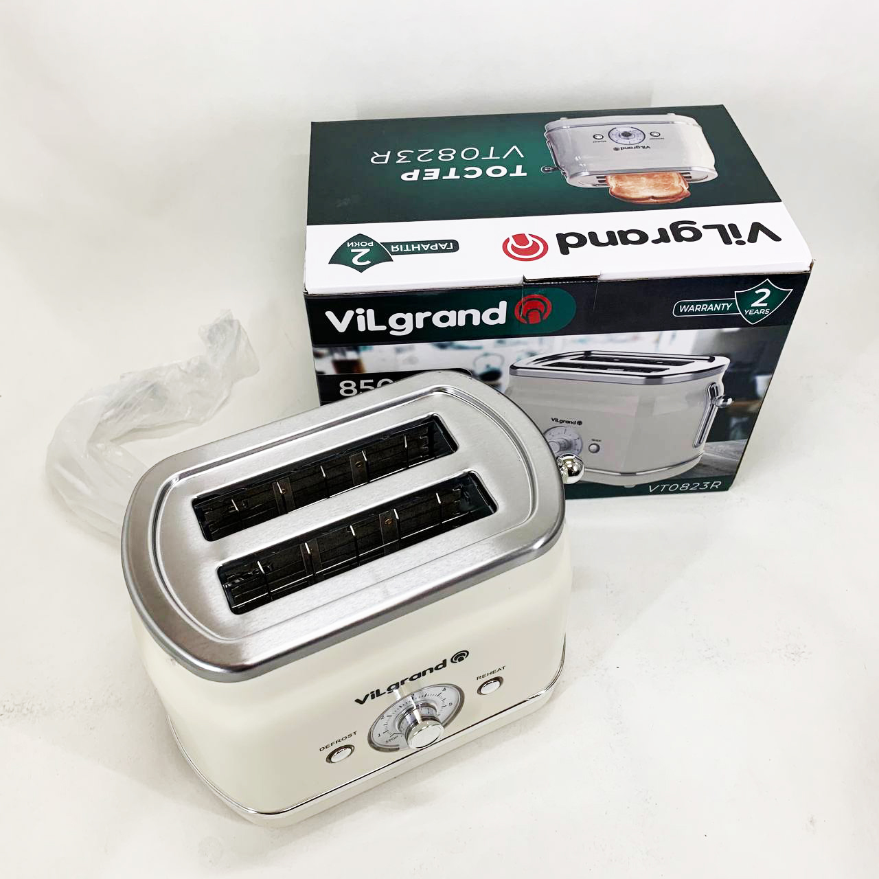 Тостер ViLgrand VT0823R