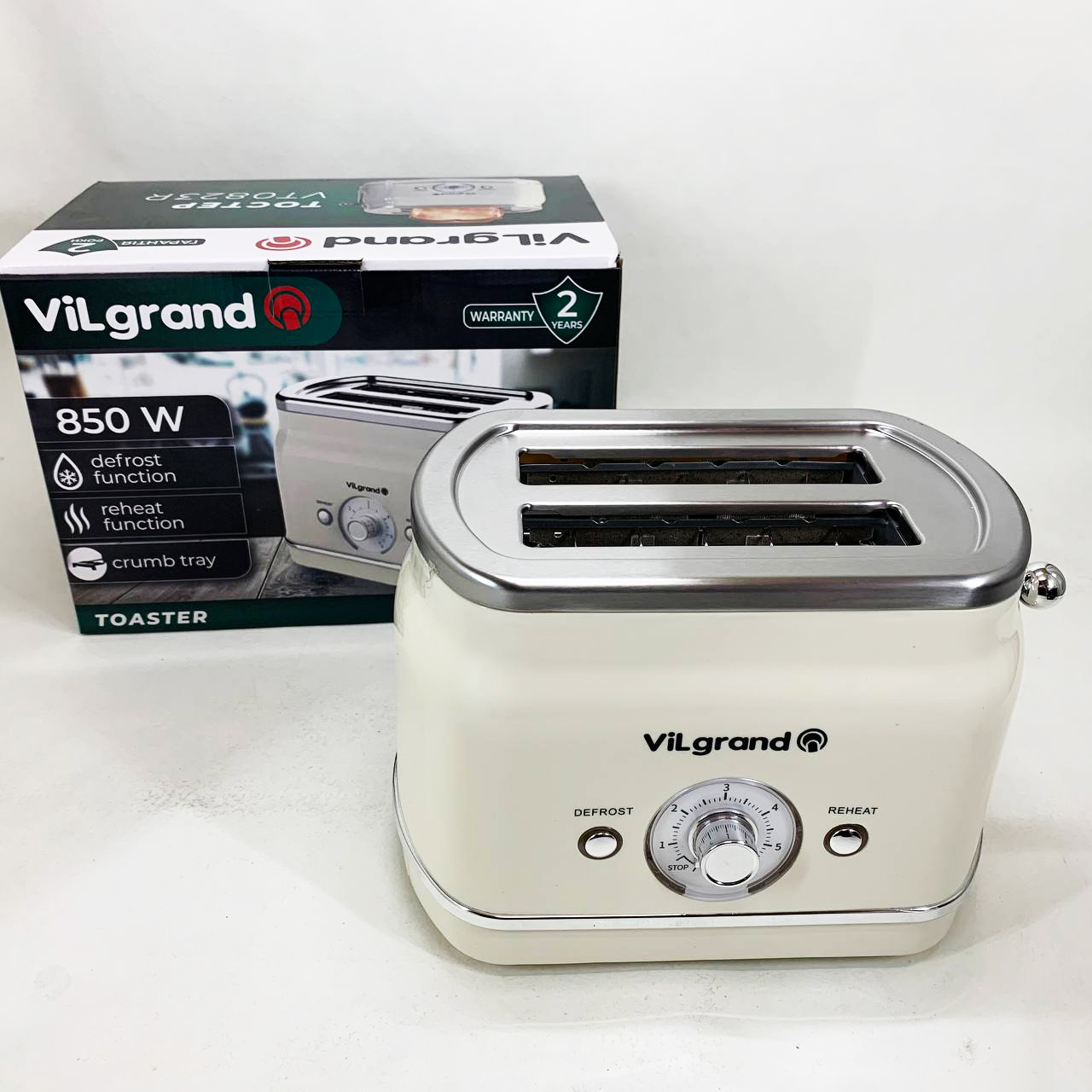 Тостер ViLgrand VT0823R