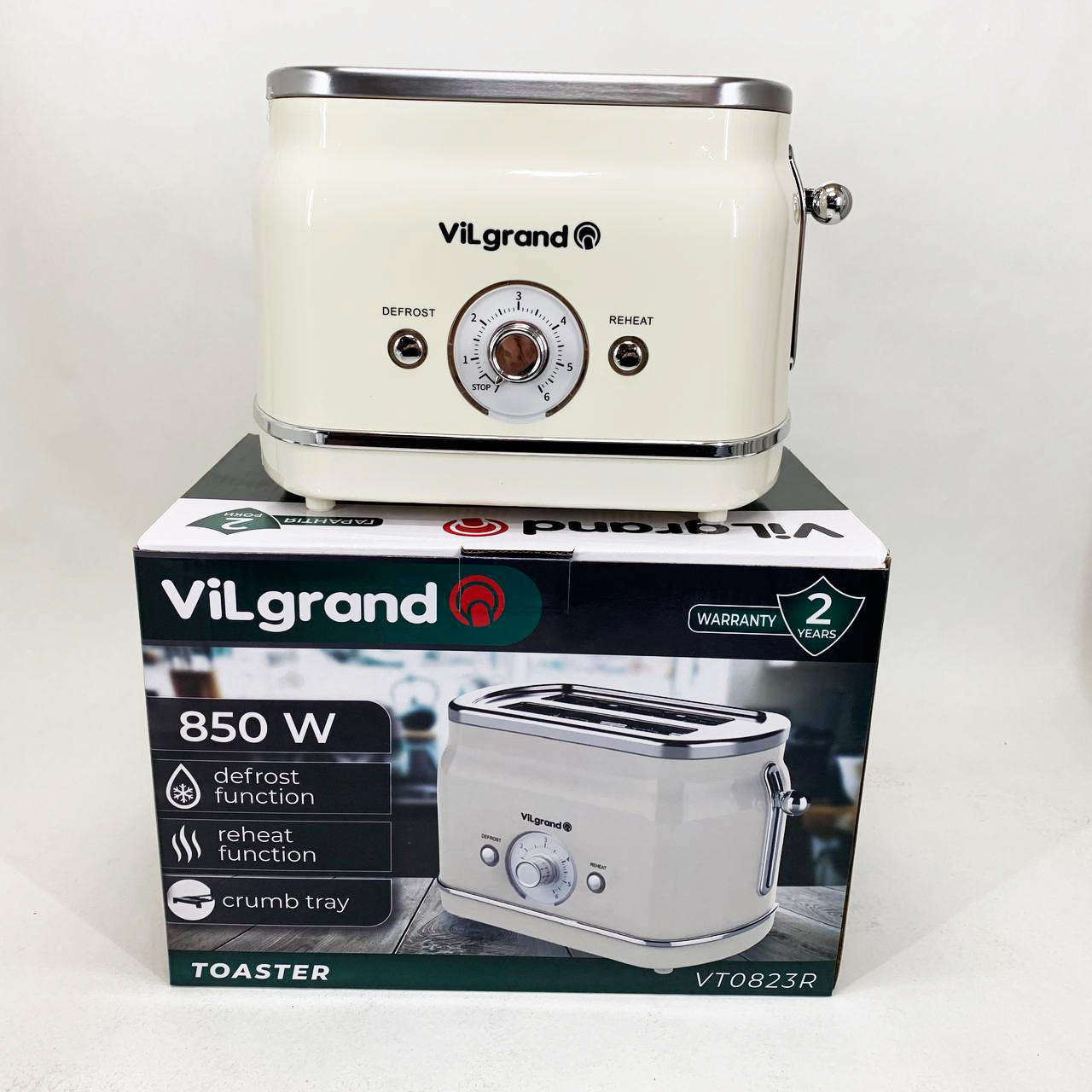 Тостер ViLgrand VT0823R