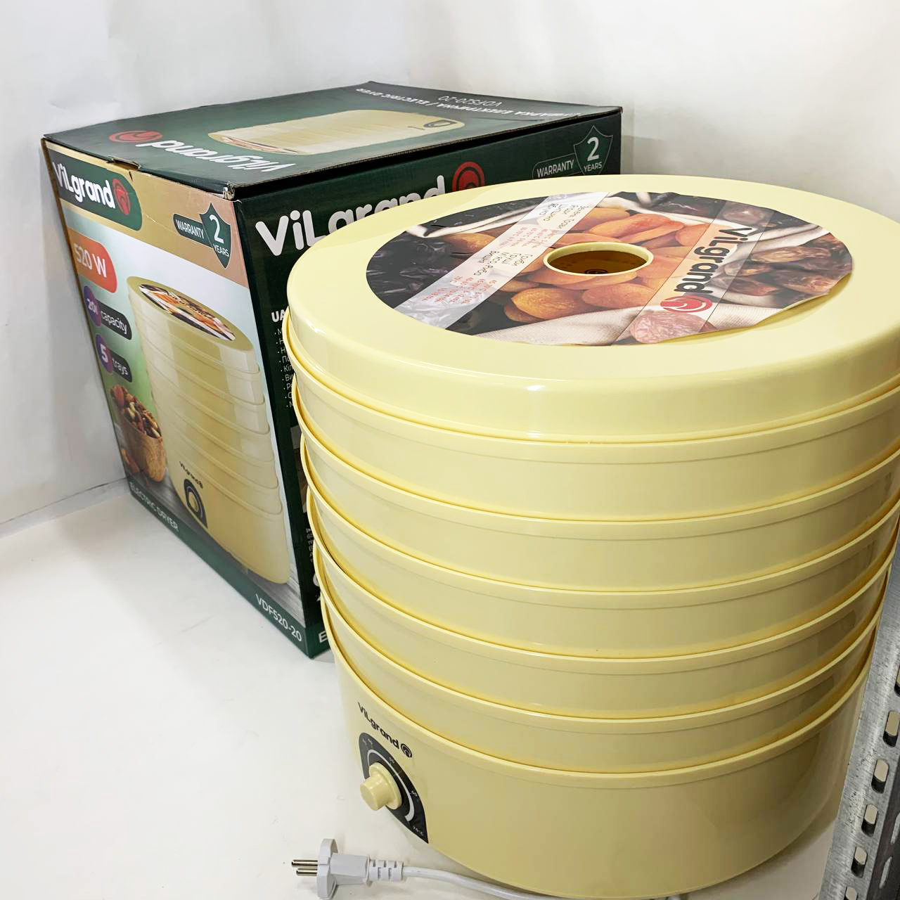Сушилка для овощей и фруктов VILGRAND VDF520-20