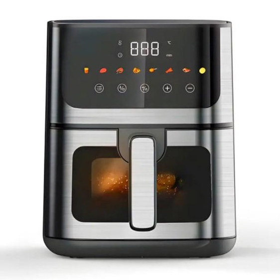 Аэрогриль Rainberg RB-2268 4200W аэрофритюрница безмасляная без масла с регулировкой температуры 8 л