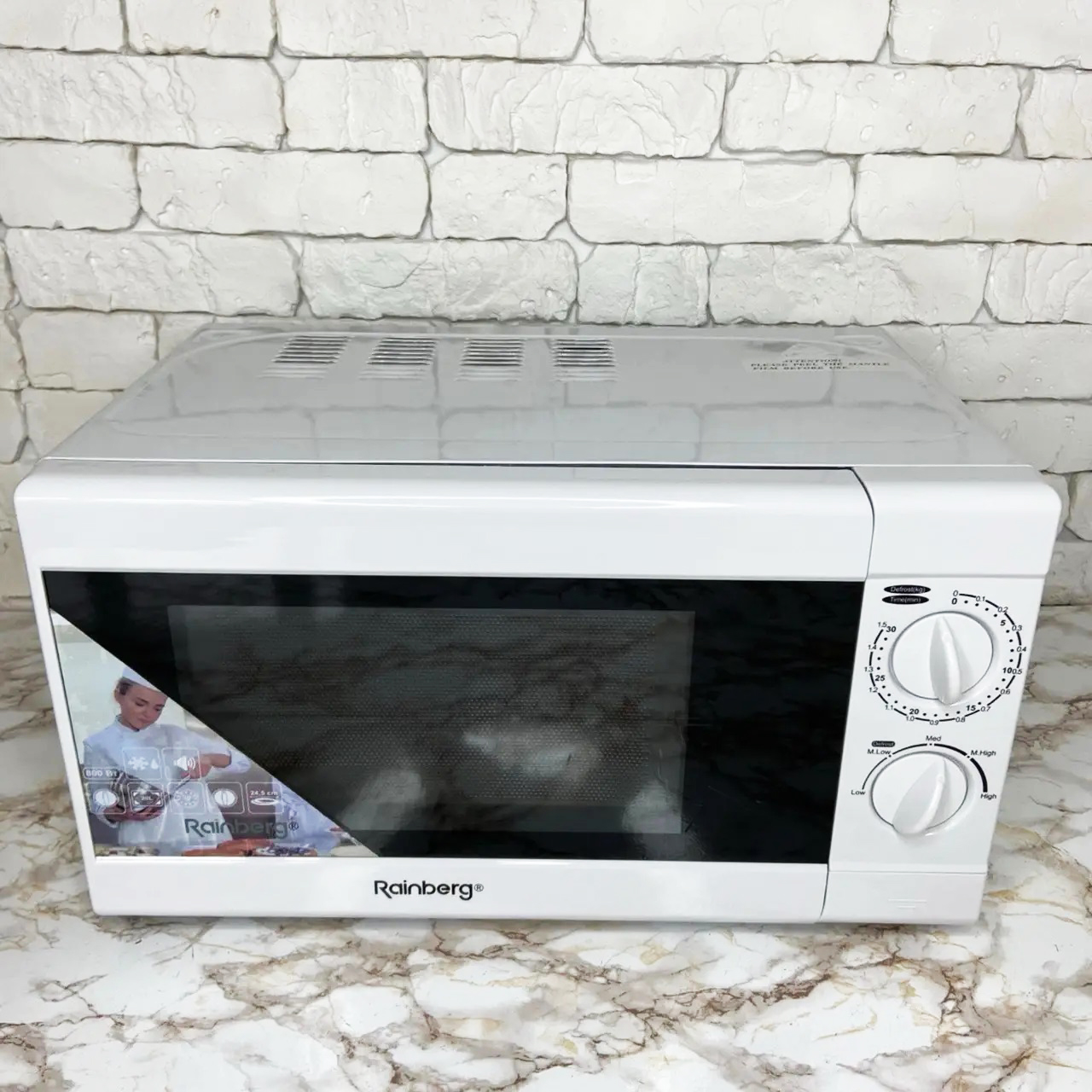 Микроволновая печь Rainberg RB-7151 20 л 1200 Вт 5 уровней мощности 8 режимов. Цвет: белый