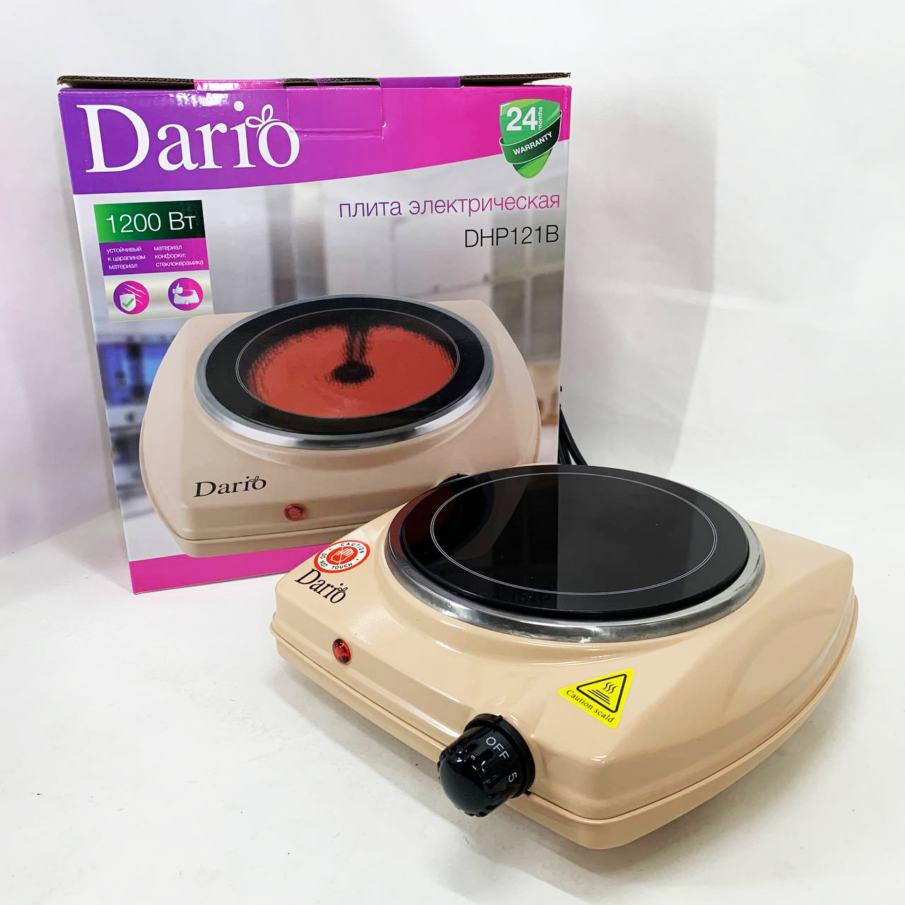 Настольная плита электрическая DARIO DHP121B