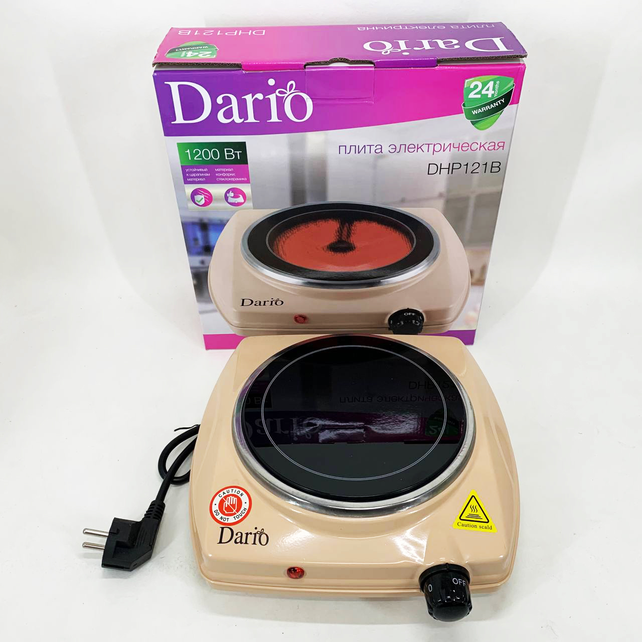 Настольная плита электрическая DARIO DHP121B