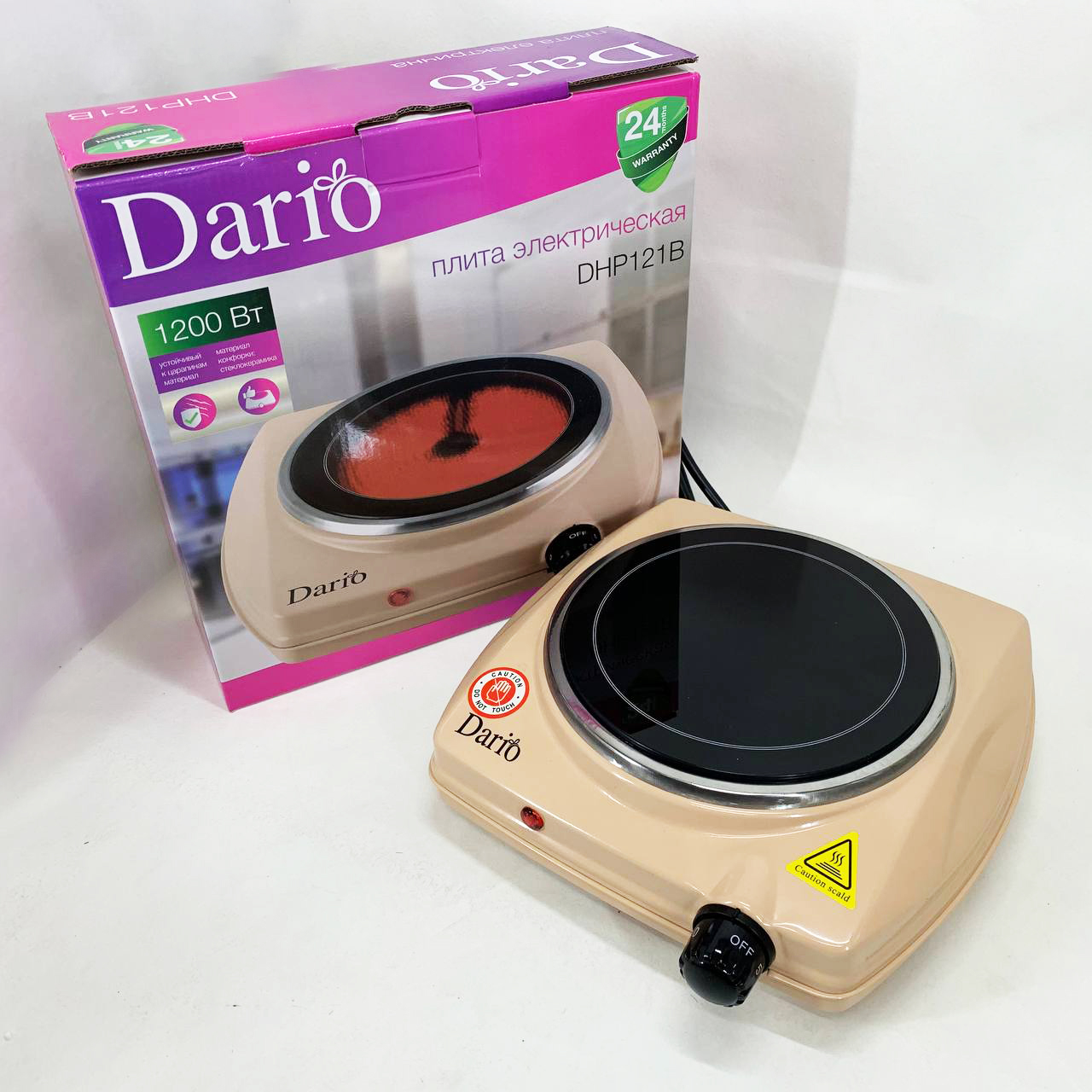 Настольная плита электрическая DARIO DHP121B