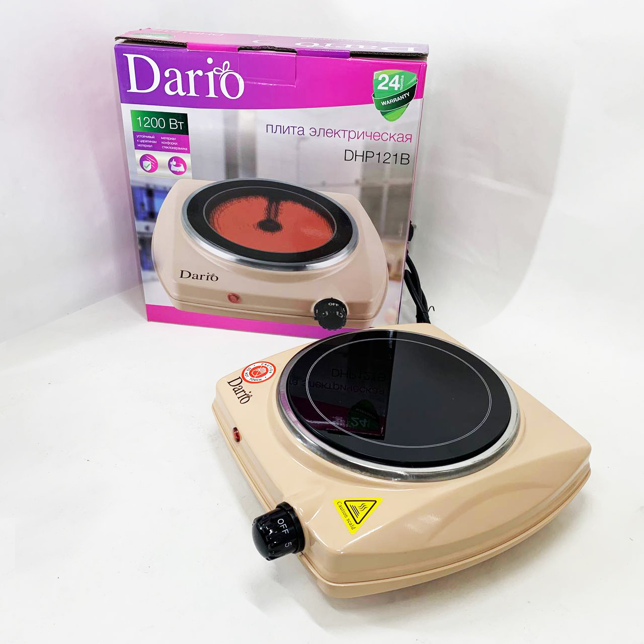 Настольная плита электрическая DARIO DHP121B