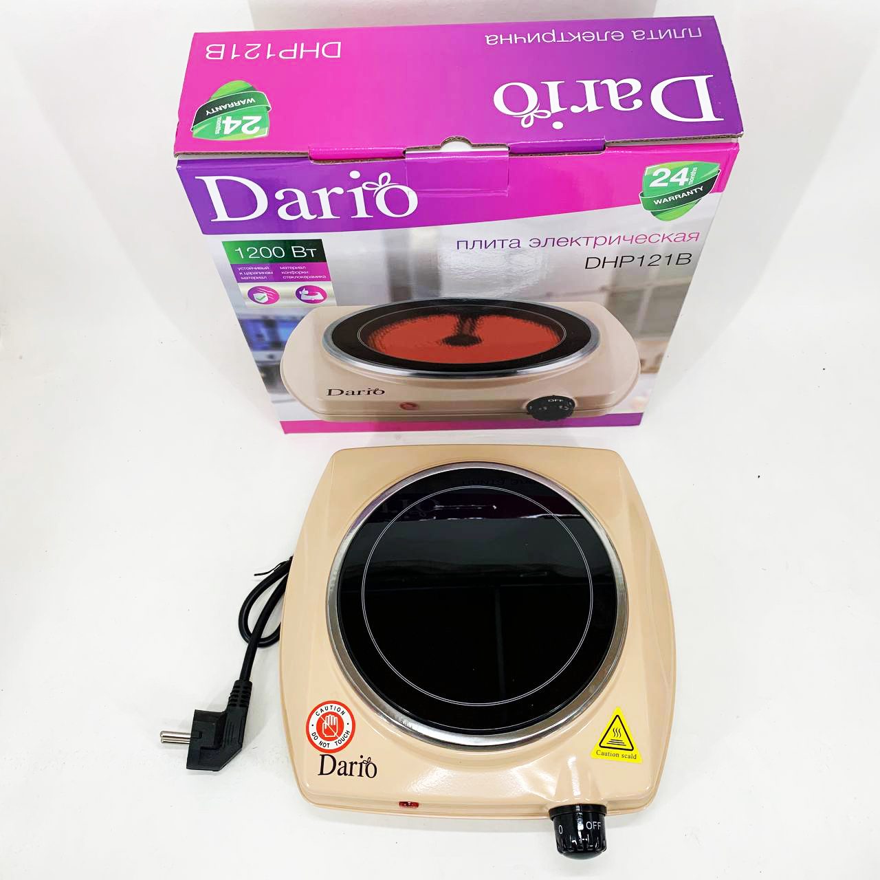 Настольная плита электрическая DARIO DHP121B