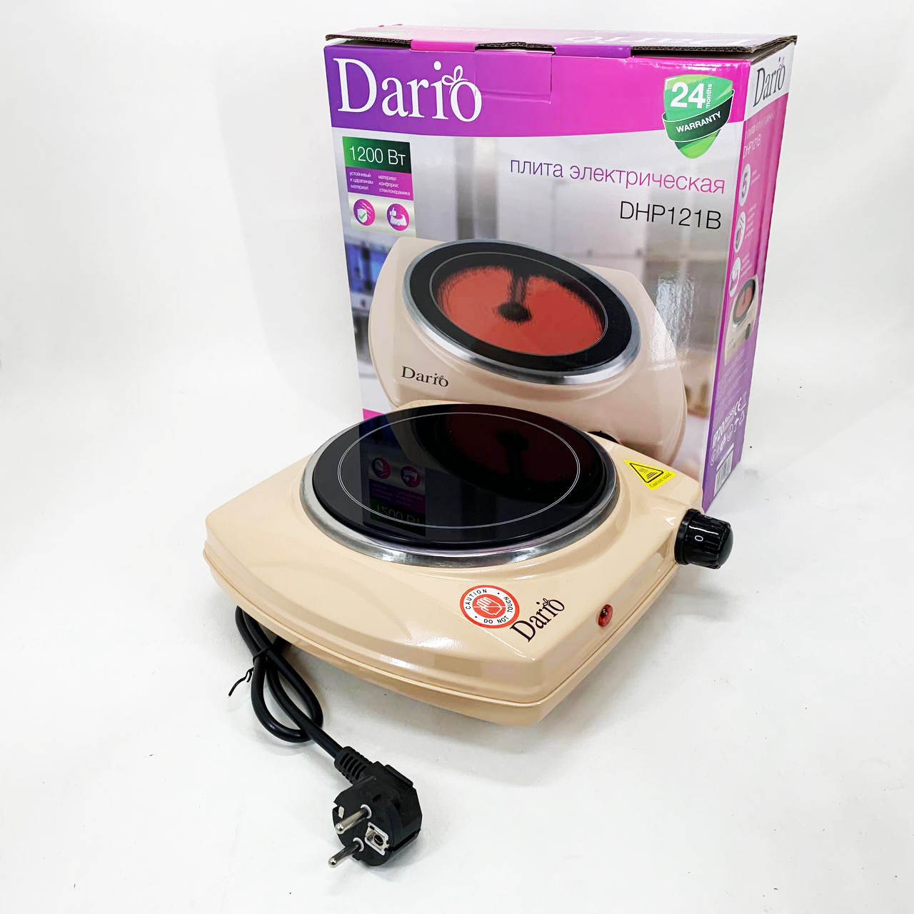 Настольная плита электрическая DARIO DHP121B
