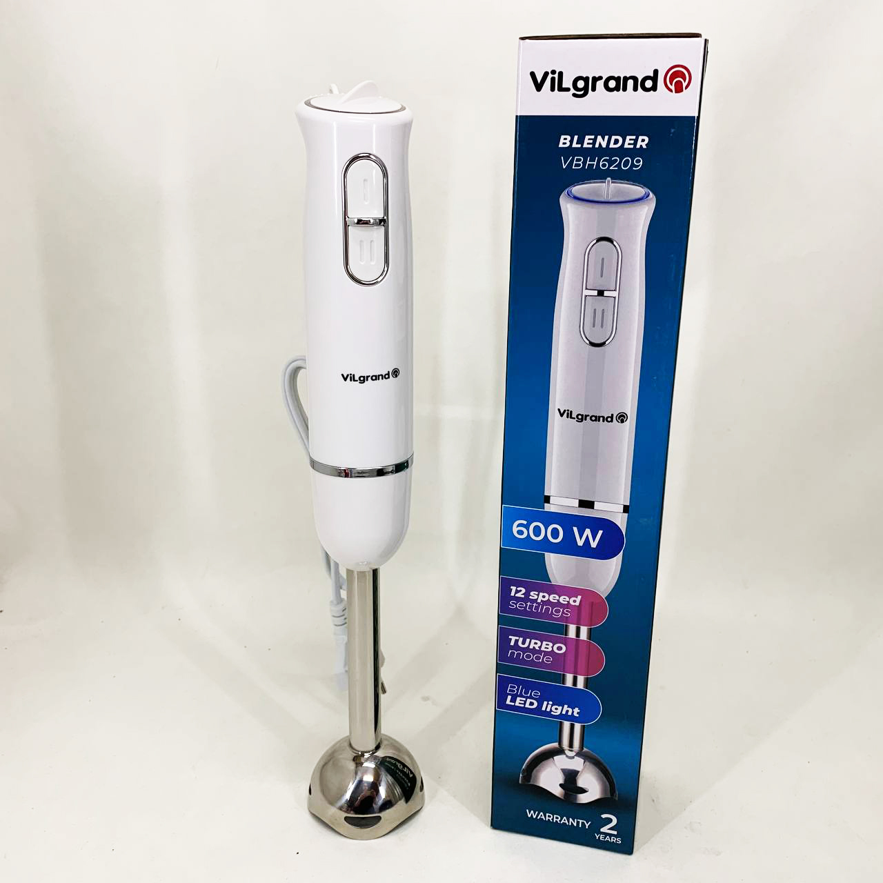 Блендер ViLgrand VBH6209. Цвет: белый