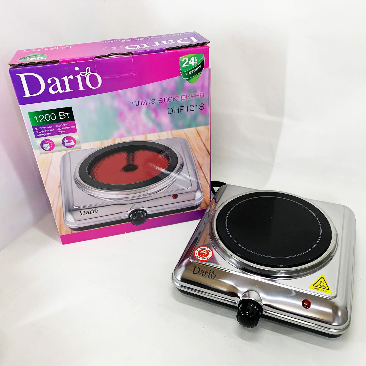 Настольная плита электрическая DARIO DHP121S