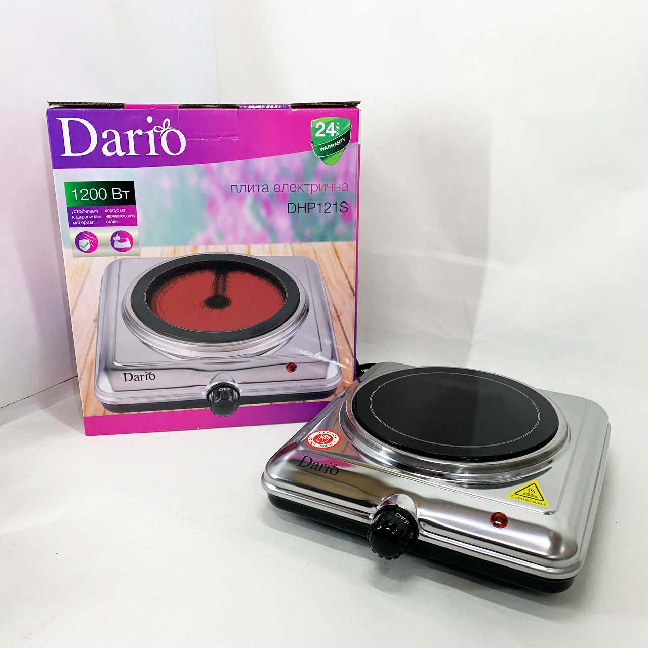 Настольная плита электрическая DARIO DHP121S