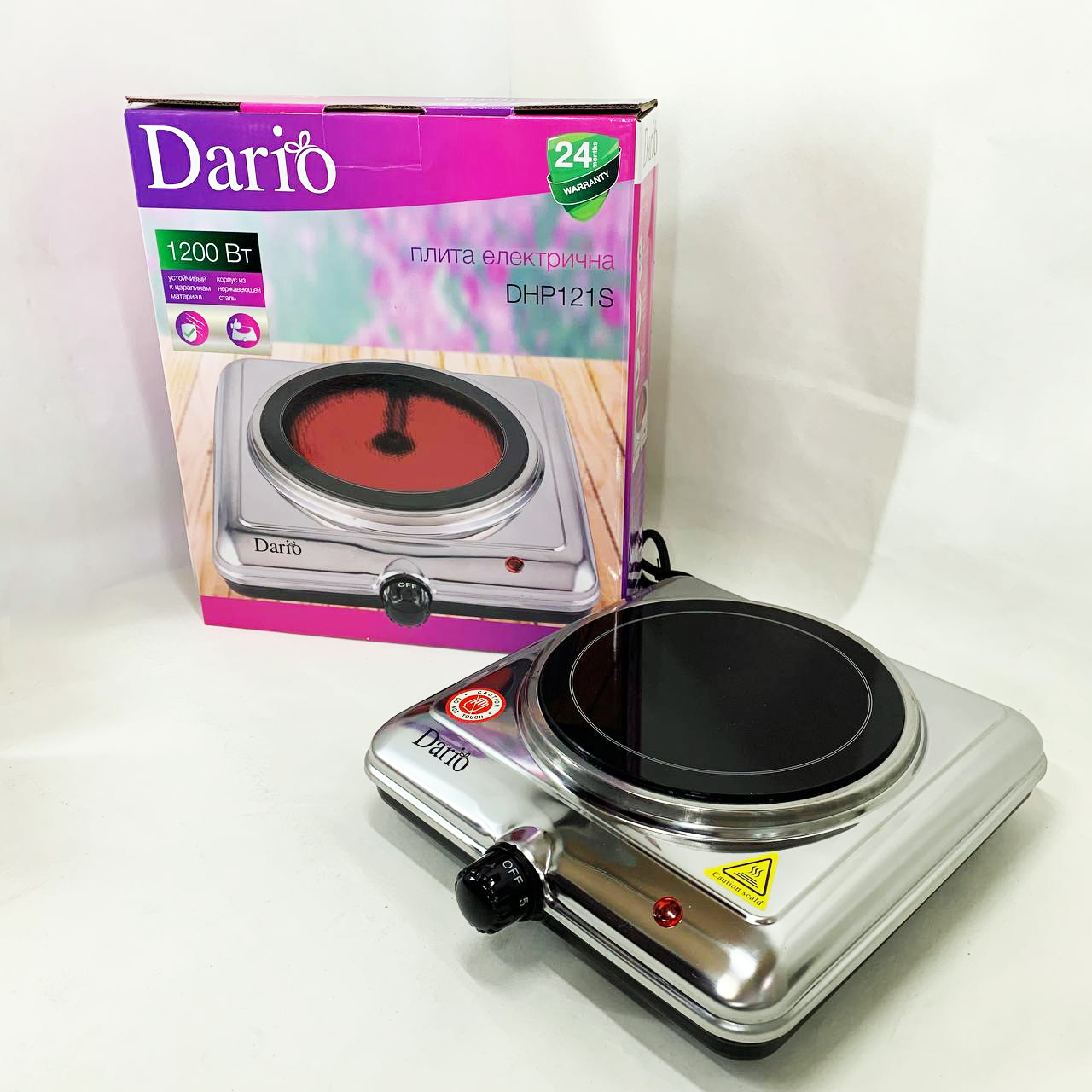 Настольная плита электрическая DARIO DHP121S