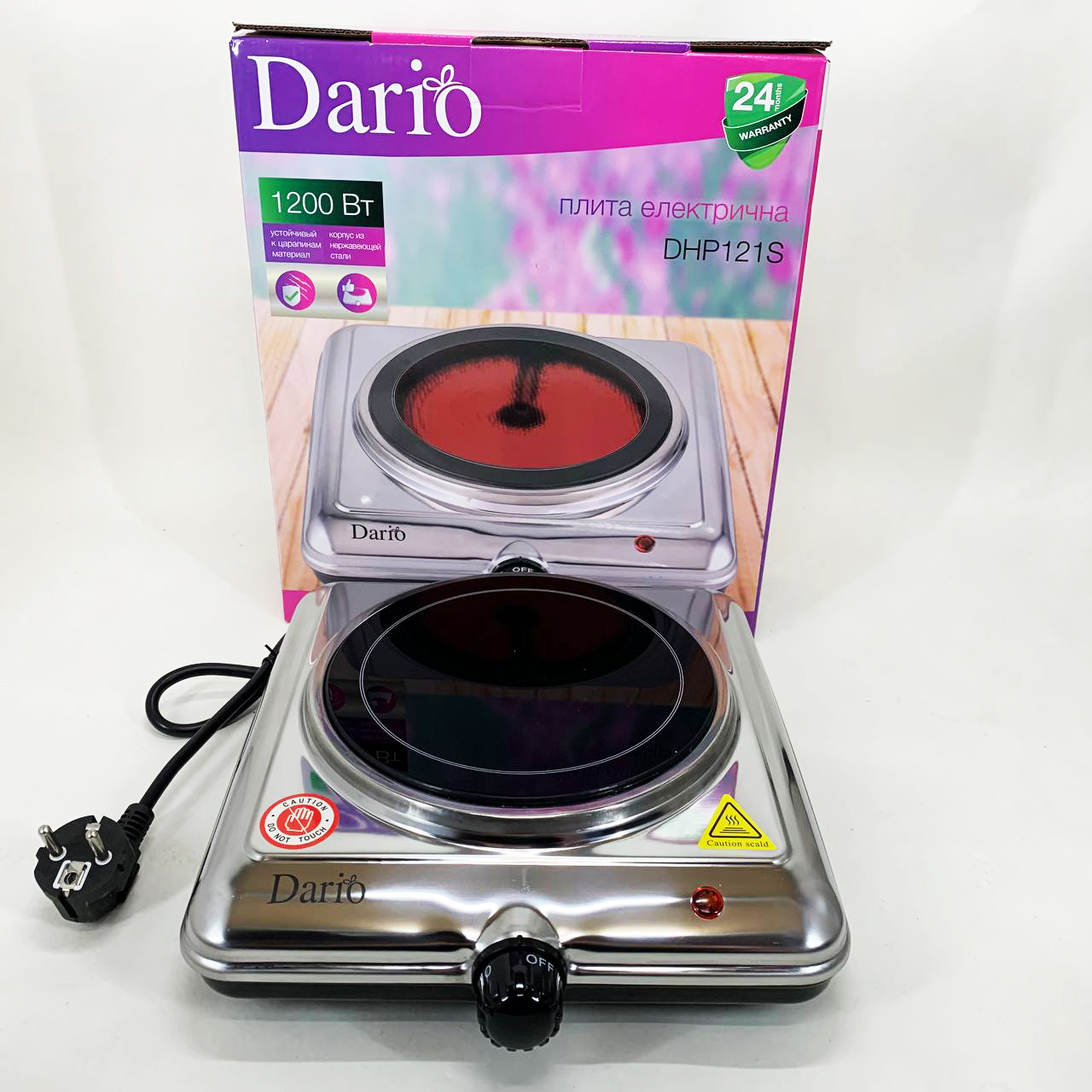 Настольная плита электрическая DARIO DHP121S