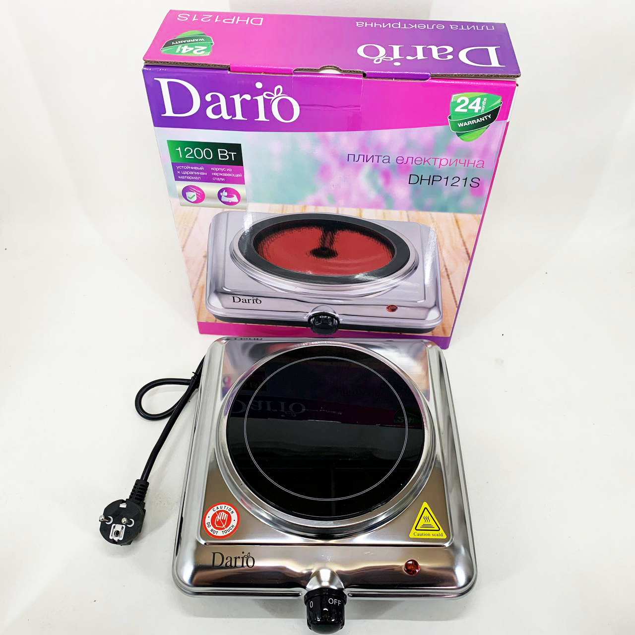 Настольная плита электрическая DARIO DHP121S