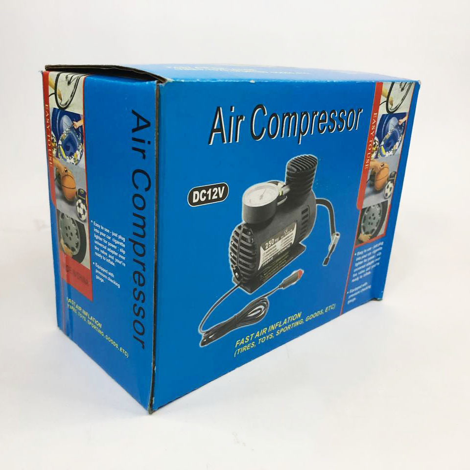 Автомобильный компрессор насос Air Pomp Ji030. Товaры для автомобиля надуть колеса за 2 минуты