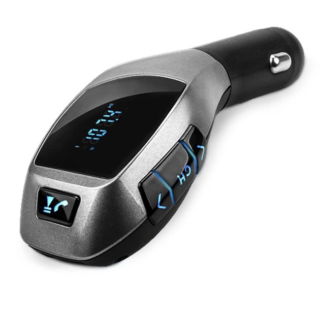 Автомобильный bluetooth fm модулятор X5 ВТ для автомагнитолы, mp3 / фм трансмиттер с дисплеем