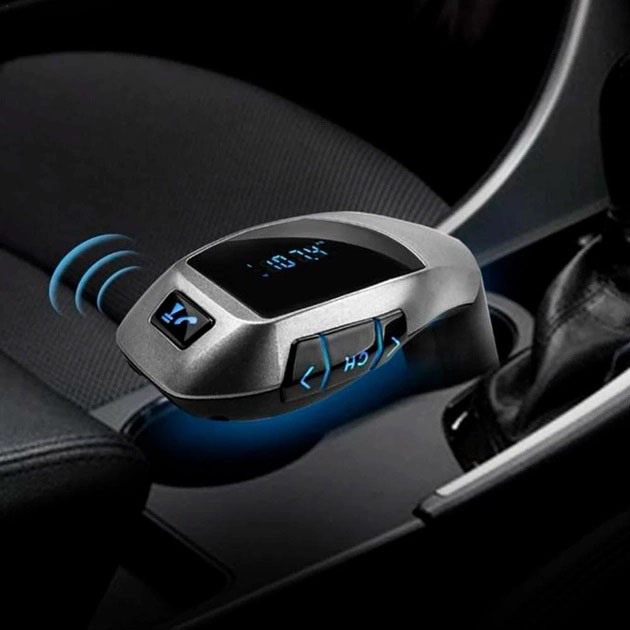Автомобильный bluetooth fm модулятор X5 ВТ для автомагнитолы, mp3 / фм трансмиттер с дисплеем
