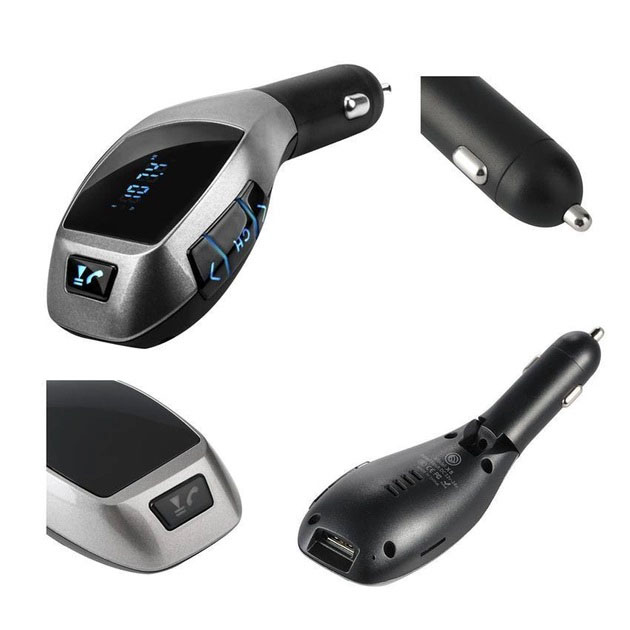 Автомобильный bluetooth fm модулятор X5 ВТ для автомагнитолы, mp3 / фм трансмиттер с дисплеем