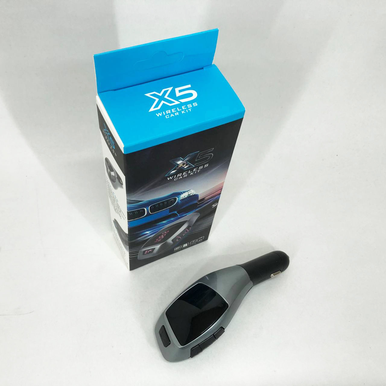 Автомобильный bluetooth fm модулятор X5 ВТ для автомагнитолы, mp3 / фм трансмиттер с дисплеем