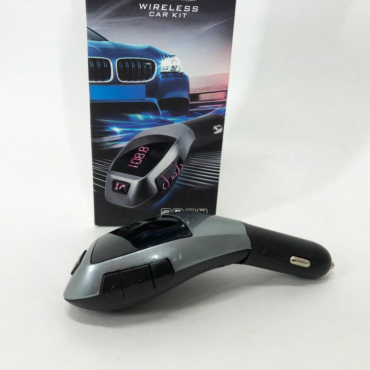 Автомобильный bluetooth fm модулятор X5 ВТ для автомагнитолы, mp3 / фм трансмиттер с дисплеем