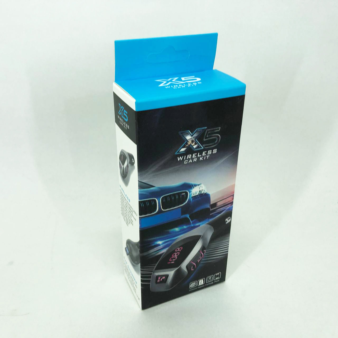 Автомобильный bluetooth fm модулятор X5 ВТ для автомагнитолы, mp3 / фм трансмиттер с дисплеем