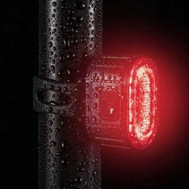Велофонарь аккумуляторный передний и задний ZH-078-2LED фонарь + STOP-14SMD, Стоп-сигнал на заднюю раму