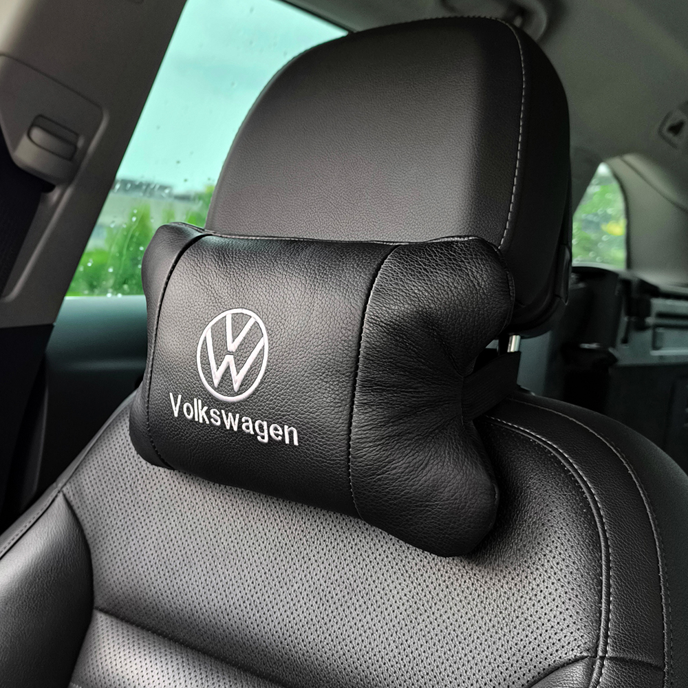 Кожаная подушка на подголовник Volkswagen – ортопедическая для авто