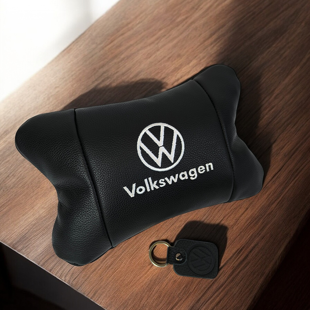 Кожаная подушка на подголовник Volkswagen – ортопедическая для авто