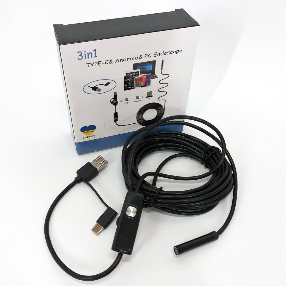Эндоскоп профессиональный Usb Android Эндоскоп для смартфона Эндоскоп камера гибкий android
